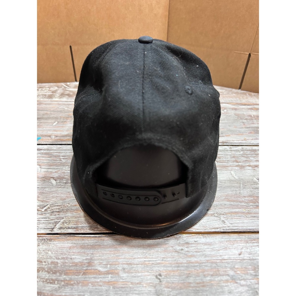 Disney Mickey Mouse Snapback Hat Black Tropical Floral Hibiscus Flat Bill Cap - Picture 3 of 6